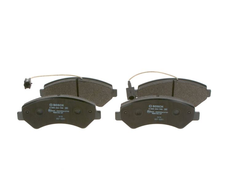 BOSCH 0986494799 Fren Balatasi On Boxer-Jumper 2.2 Hdi 06> 3.0 Hdi 11> [169.1x69.1x19] Cift Fisli